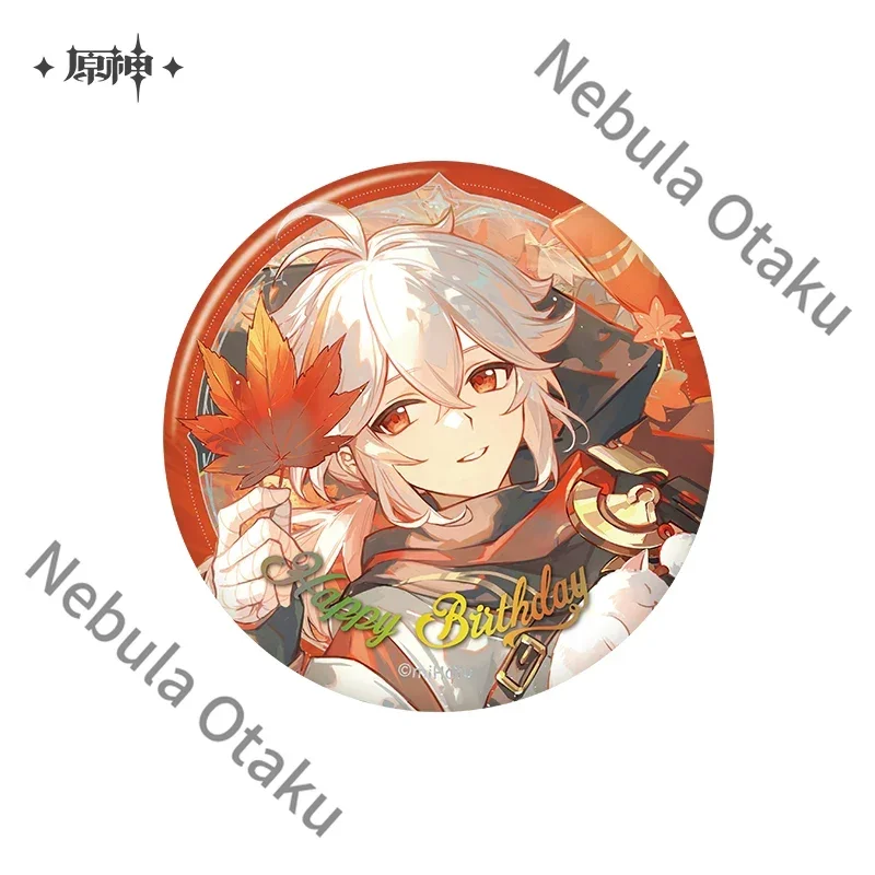 Genshin Impact Furina Razor Nahida Sayu The Given Day Series Badge Tinplate Badges Official Quality Goods Cosplay Souvenir Gifts