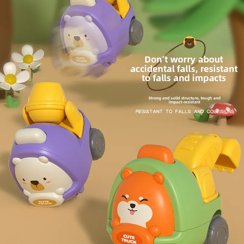 Chenghai لعب الأطفال البناء بالقصور الذاتي مركبة التنقيب جرافة رياض الأطفال الهدايا الصغيرة آلة دمية اللعب #4