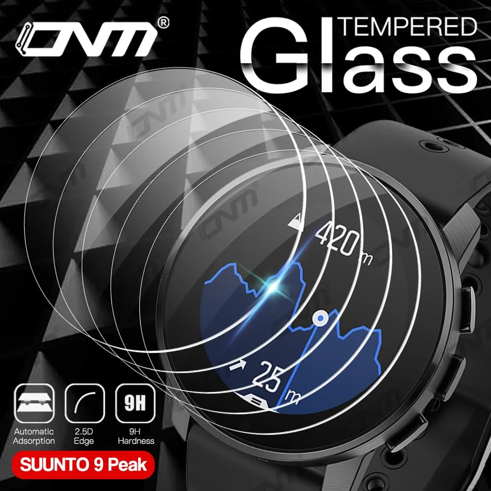 9H Premium Tempered Glass for SUUNTO 9 Peak Pro Smart Watch Screen Protector for SUUNTO 9 Peak Pro Protective Film Accessorie