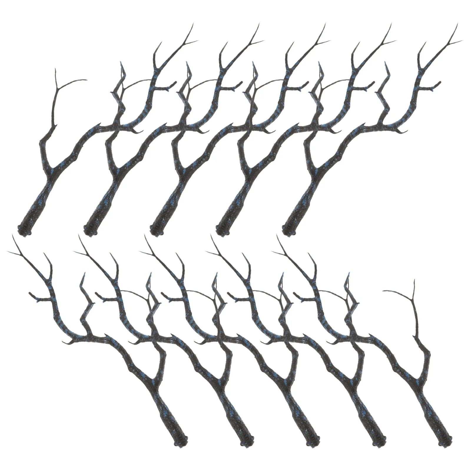 

10pcs Artificial Antler Tree Fake Dried Branch Decor Home Table Vase Filling Diy Branches For Flower Arrangement Simulation