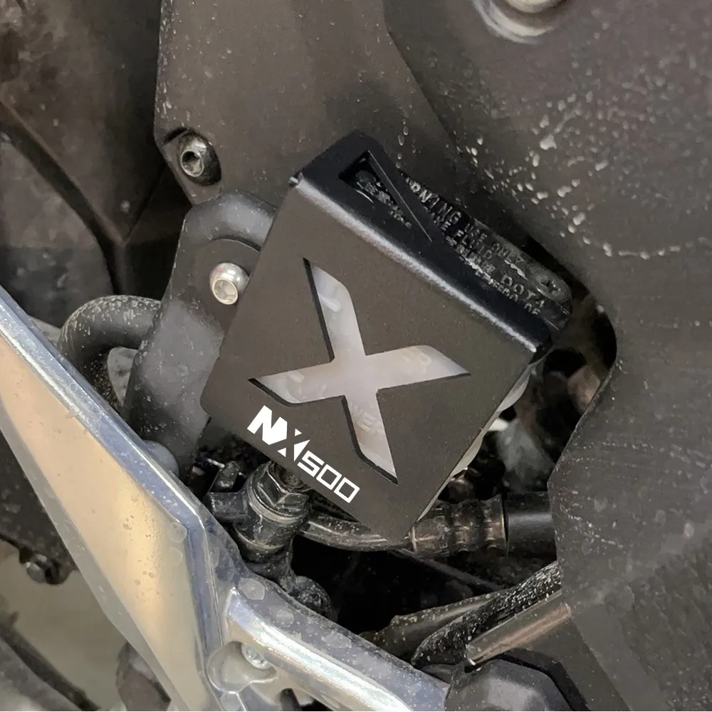 

FOR HONDA NX500 NX400 NX 500 400 CB500X 2025 2024 2023 Motorcycle Rear Brake Fluid Reservoir Cover Protective Guard Accessories