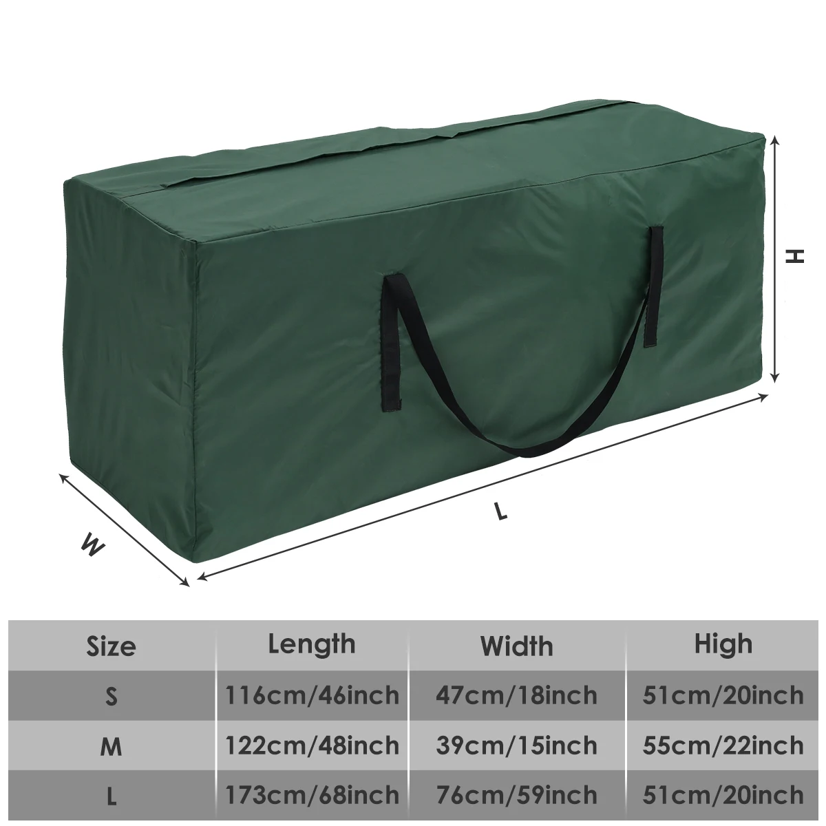 Kussen Opbergtas Grote Capaciteit Meubels Beschermhoes Buiten Tuin Waterdicht Stofdicht Kerstboom Organizer Nieuw