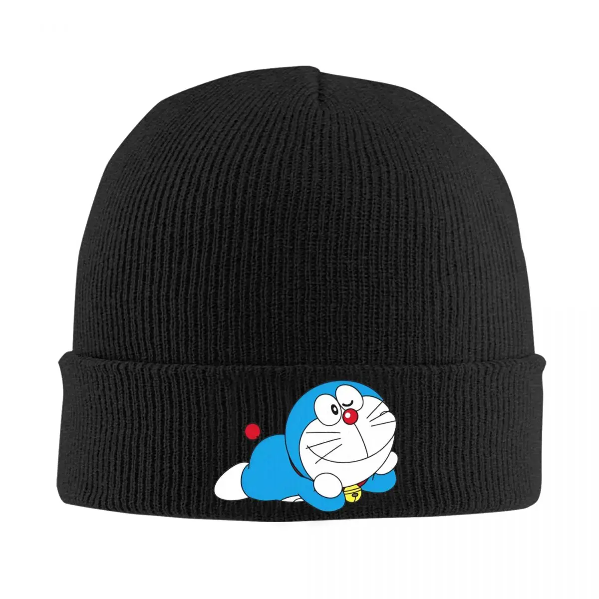 Cartoon D-Doraemon Beanie Hats Skullies Beanies Kpop Head Wrap Female Male Caps Autumn Custom Hip Hop Bonnet Hats Gift Idea