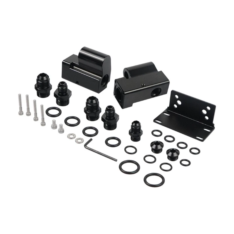 M76E-Kraftstoffsensor-Adaptersatz für den E85-Einbau mit Halterung und Armaturen – Detail 1
