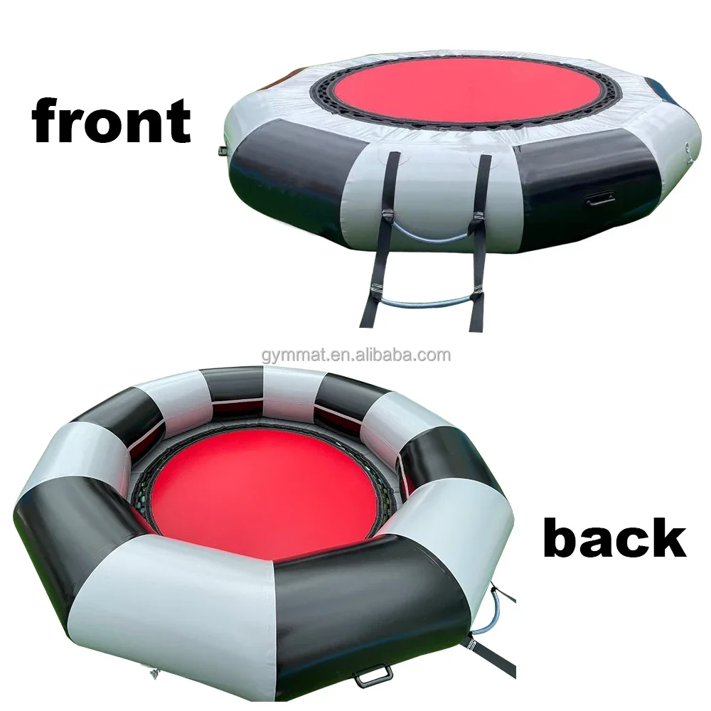 Trampolin air mengambang tiup tempat bermain untuk anak-anak dan orang dewasa untuk melompat & Bermain 1 buah MOQ