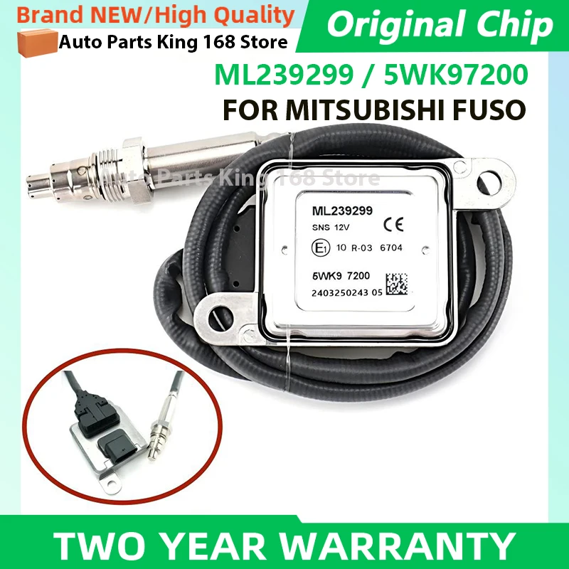 

ML239299 5WK97200 NEW Nitrogen Oxygen Sensing For Mitsubishi Canter/Fuso 2017 NOX Sensor After Cat ML239298