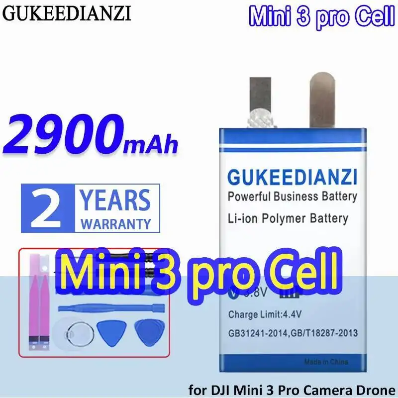 

Environmentally Friendly For Dji Mini 3 Pro Cell Camera Drone 723861 2900Mah Battery