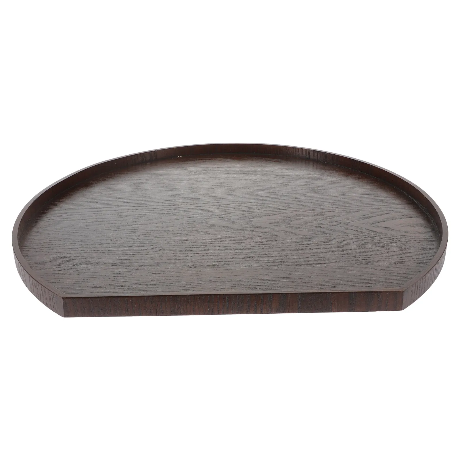

Sturdy Wooden Fruit Tray Natural Grain Serving Platter for Snacks Candies Nuts Dried Fruit Tea Time Party Home Decor Gift Idea