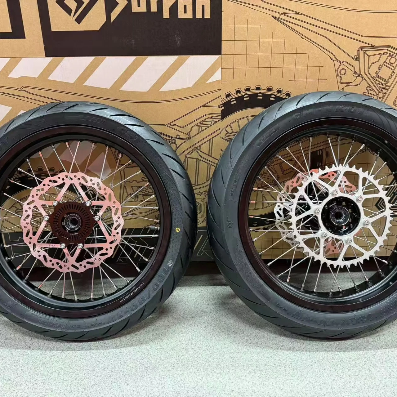 

Electric Off-road Road Wheel Set - Ultra Bee Anti-Trip Wheel Set For Road Tyres