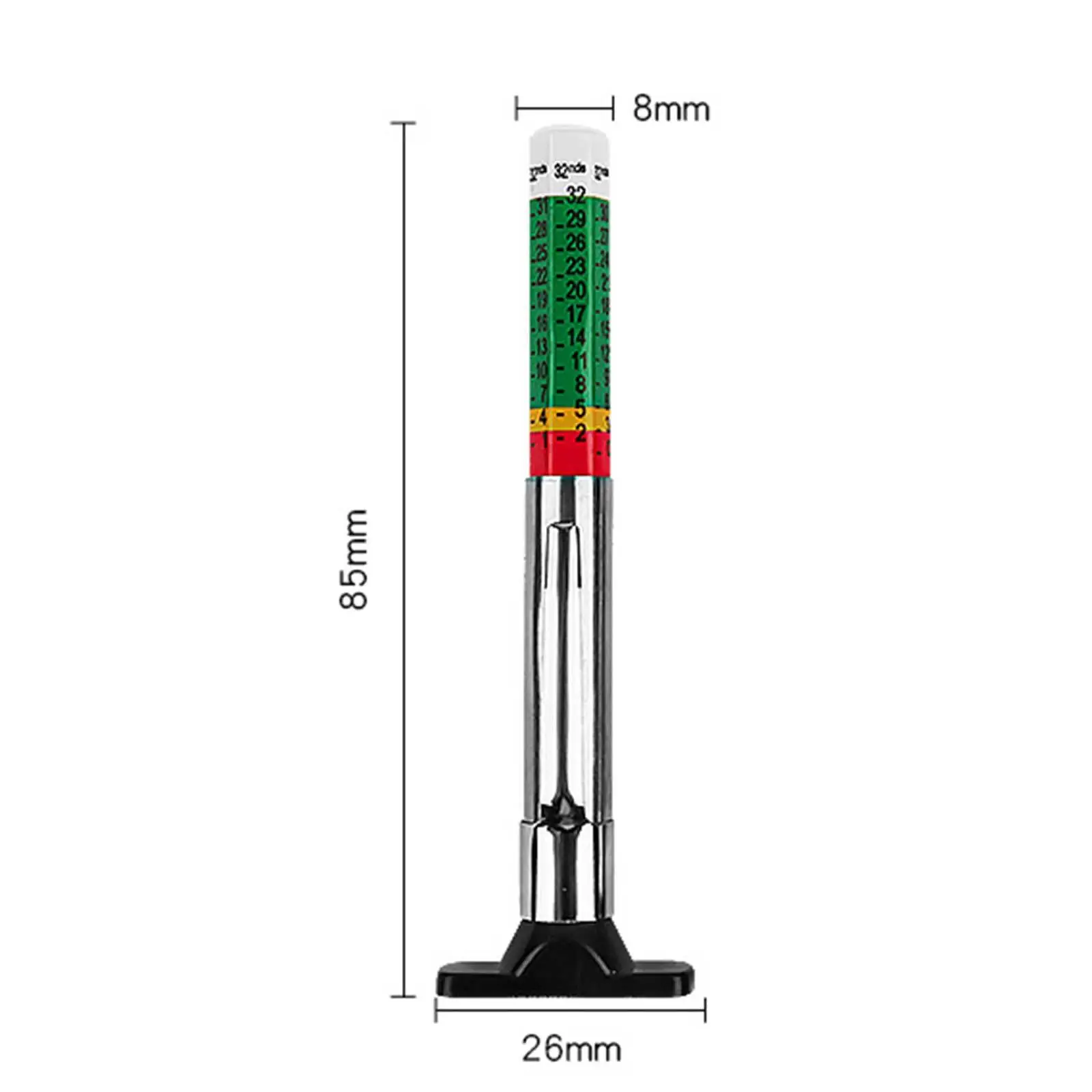 Car Tire Tread Depth Gauge Tire Depth Gauge Tool, Professional ,Accurate,