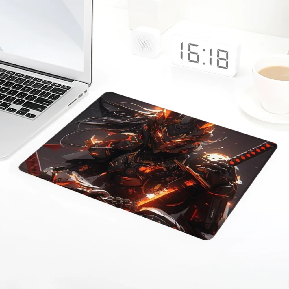 Gaming Mouse Pad Gamer Samurai Small Mousepad New Fashion Rubber Mat Mausepad Pc Accessories Deskmat Cute Keyboard Mats Cabinet