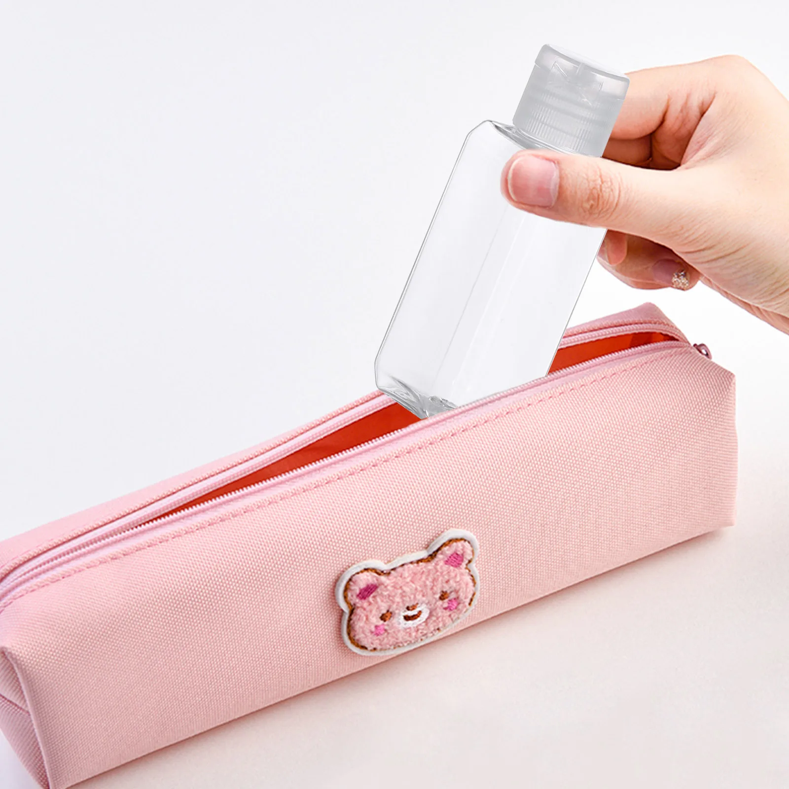 Bottiglie riutilizzabili vuote da 20 pezzi Contenitore in plastica trasparente da 50 ml per cosmetici da toilette da viaggio Portatile a prova di perdite riutilizzabile