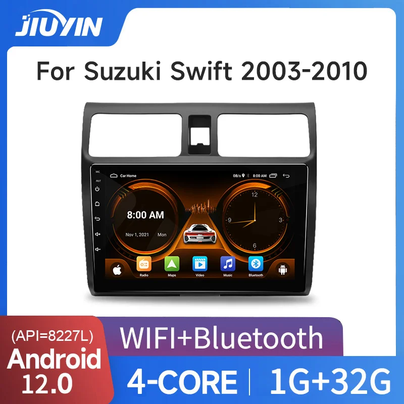 

JIUYIN For Suzuki Swift 2003-2010 Carplay 2 Din Android 12 Car Radio Multimidia Video Player GPS Navigation Head Unit Stereo