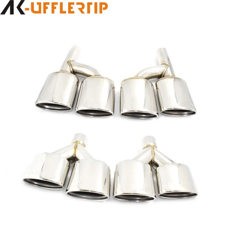 

Suitable for Mercedes-Benz W204C Class Tail Throat C180C200C260C300 Exhaust Pipe Modified C63 Four Outlet Tail Nozzle
