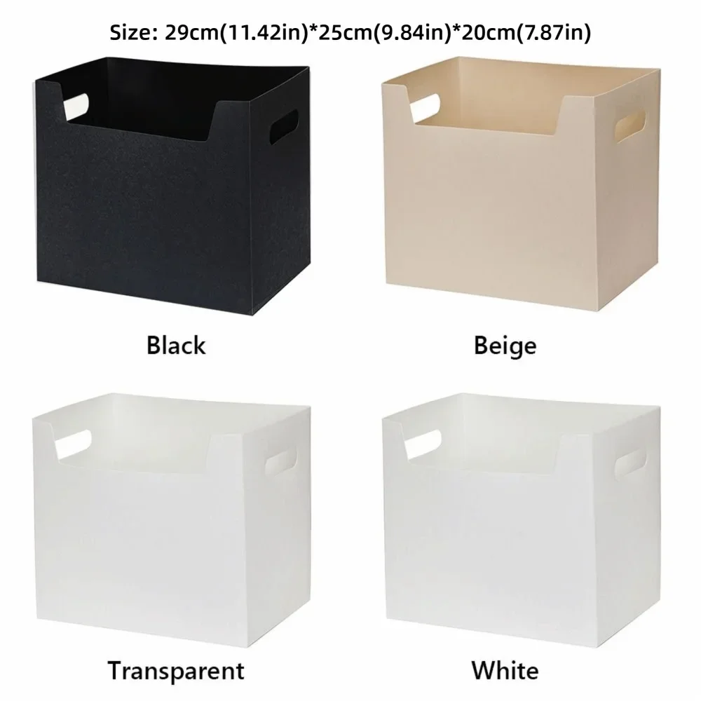 Multicolor Folding Sorting Box Multi-functional Simple Design Storage Box PP Material with Handle Desktop Organizer