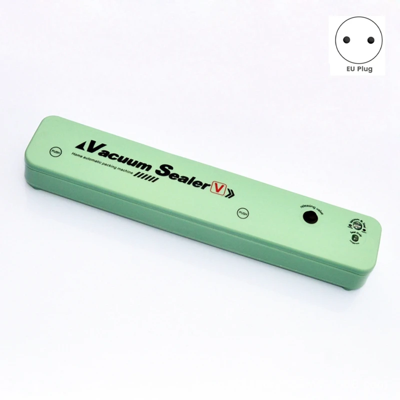 WISH Food Bag Vacuum Sealer Plastic Seal Fresh-Keeping Sealer Small Household Food Packaging EU Plug