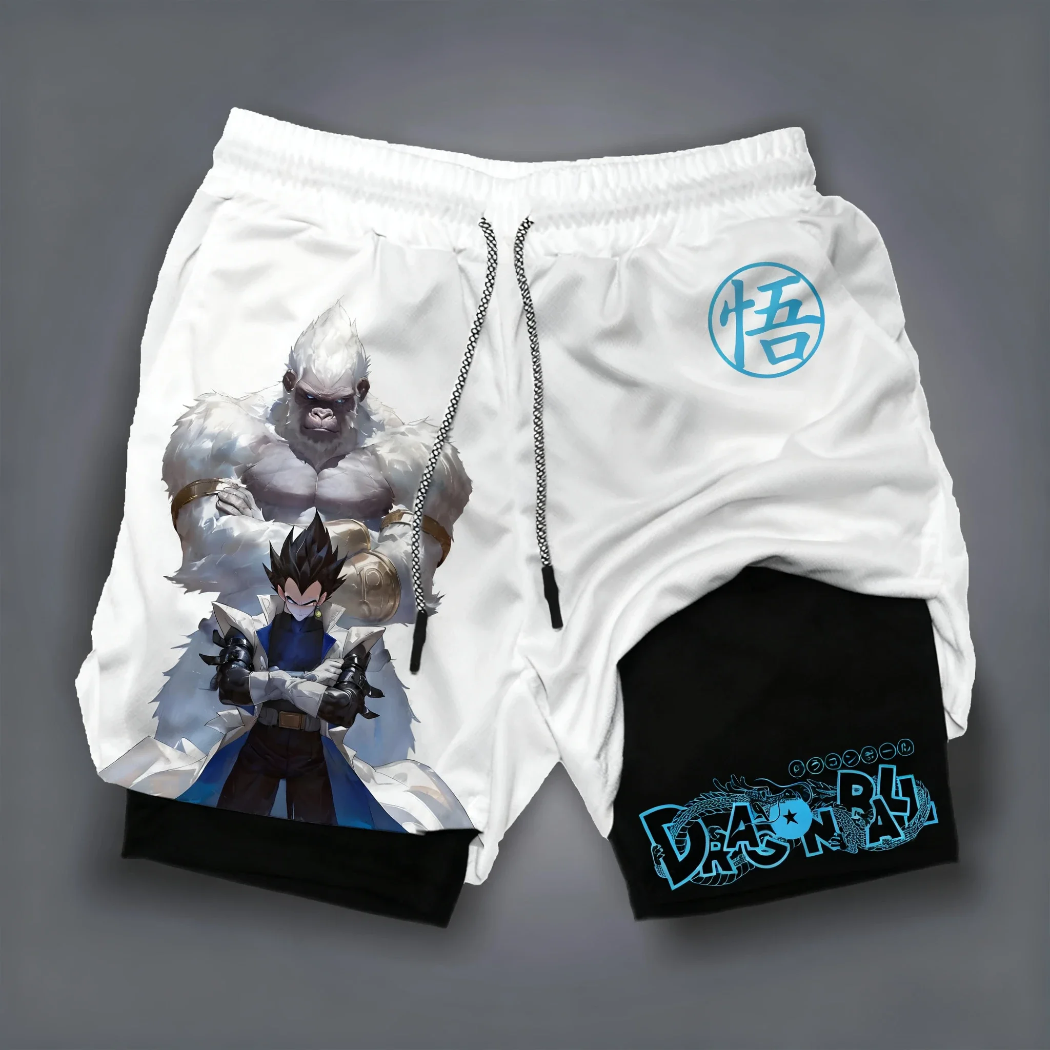 

2026 Dragon Ball GOKU Double-layer Breathable Shorts Loose Fit Summer Sporty Fashion Men's And Women's Clothing