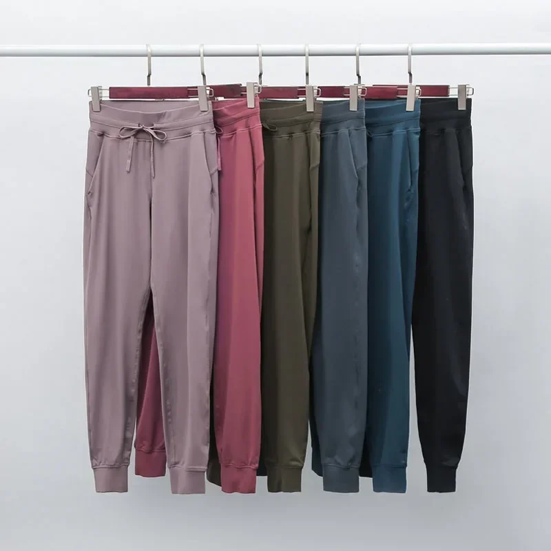 Dupe-Jogginghose für Damen, Workout, Sport, Baggy-Jogger mit Seitentaschen, Kordelzug an der Taille, konische Damen-Yogahose mit Track-Manschette