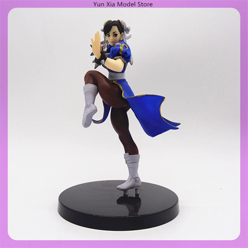 

18cm Street Fighter ChunLi Combat Posture Fighting Game Girl Figure Model Statue Collection Desktop Decoration Ornament Toy Gift