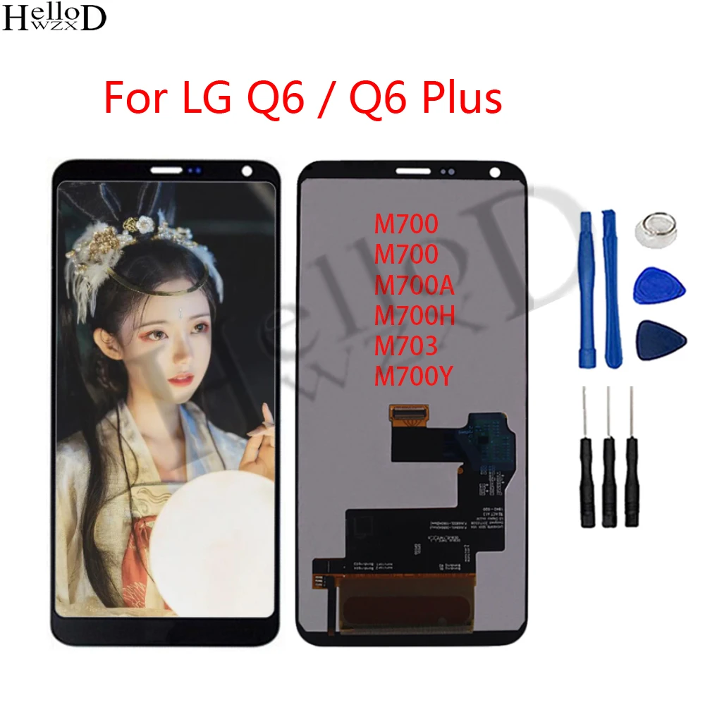 

100% Tested LCD Screen For LG Q6 Q6 Plus LG-M700 M700 M700A US700 M700H M703 M700Y LCD DIsplay Touch Screen Digitizer Assembly