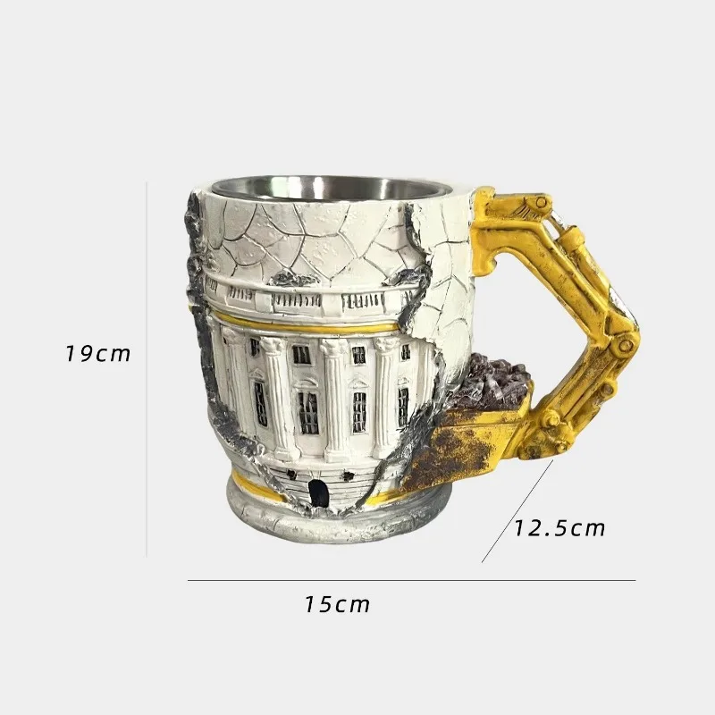 

Creative with Handle, Some People Lie. Disassemble Cup, Comfortable, Ergonomic Handle, Durable Ceramic Coffee Cup Mugs