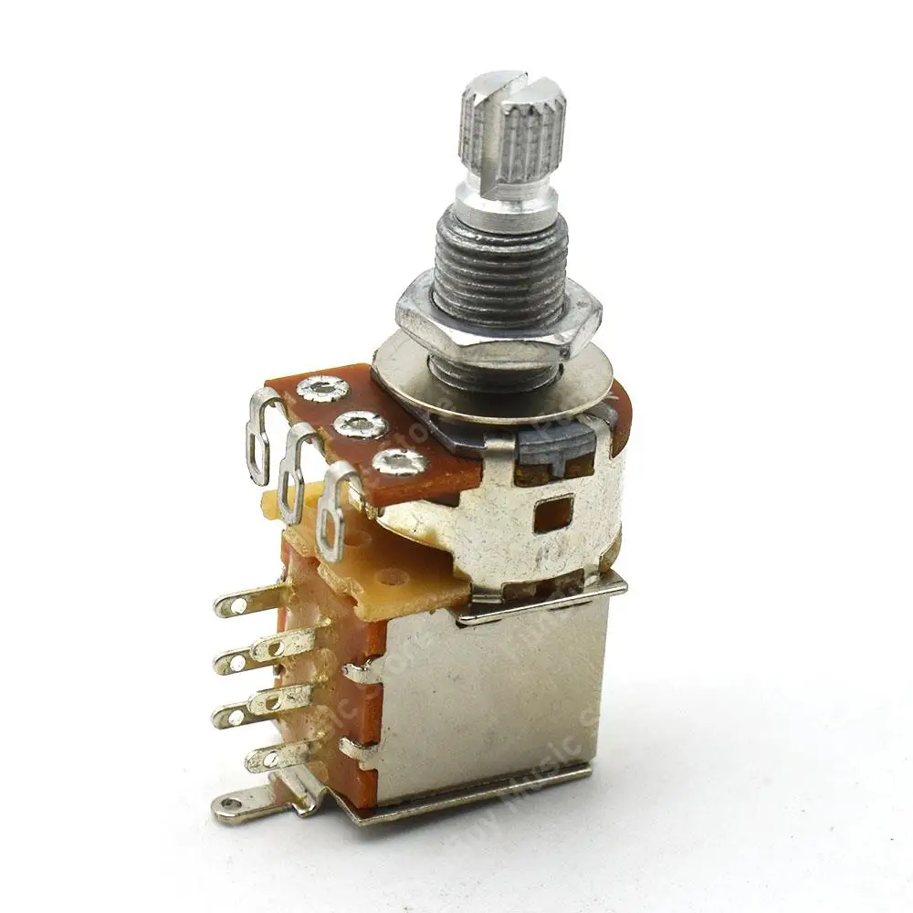 Guitar Potentiometer Switch Pot A500K B500K Push Pull Guitar Control Pot Potentiometer Volume Potentiometers Guitar Parts
