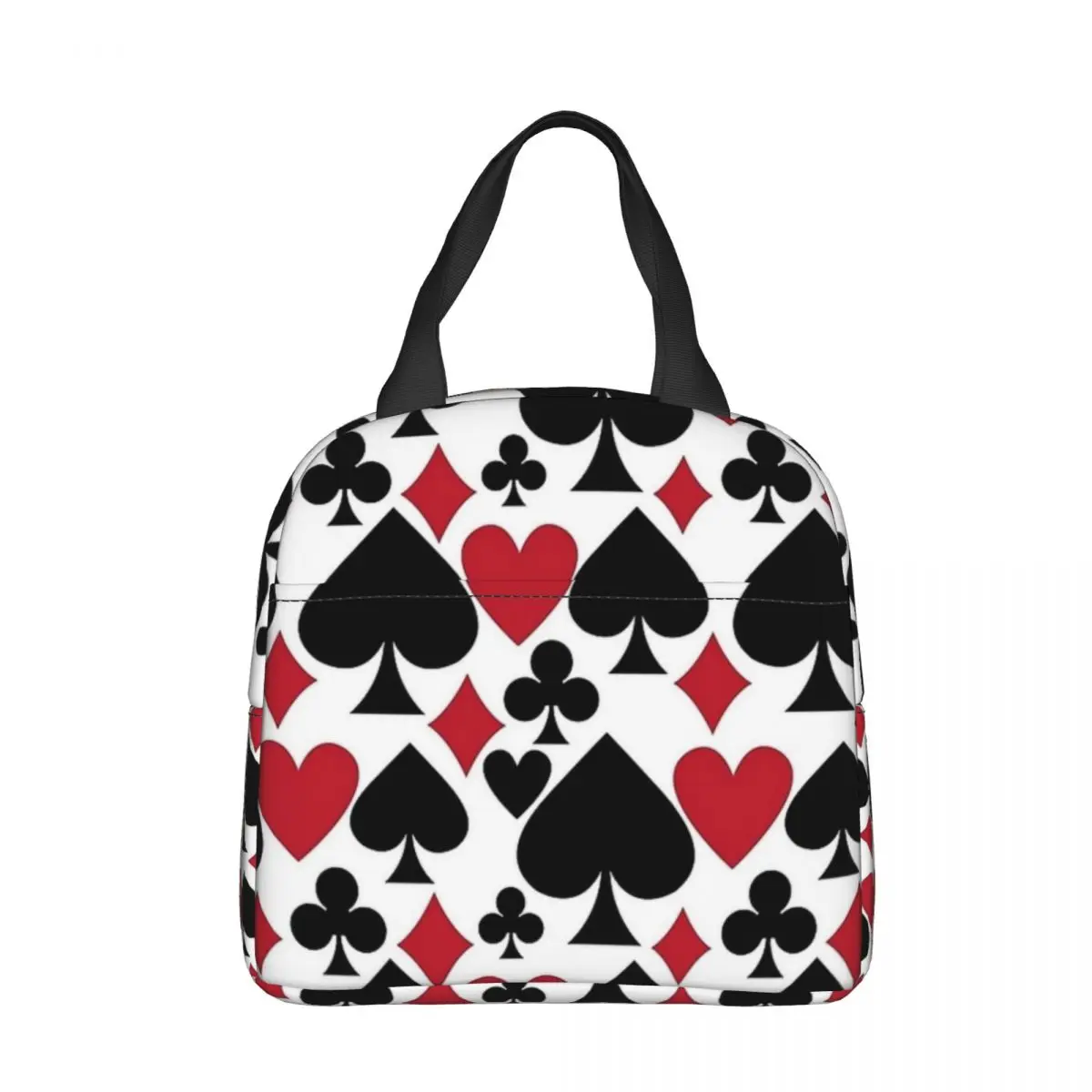 

Игральные карты, покерная изолированная сумка для обеда, контейнер для обеда большой емкости, сумка-холодильник, ланч-бокс, сумка для офиса, путешествий, сумки для еды