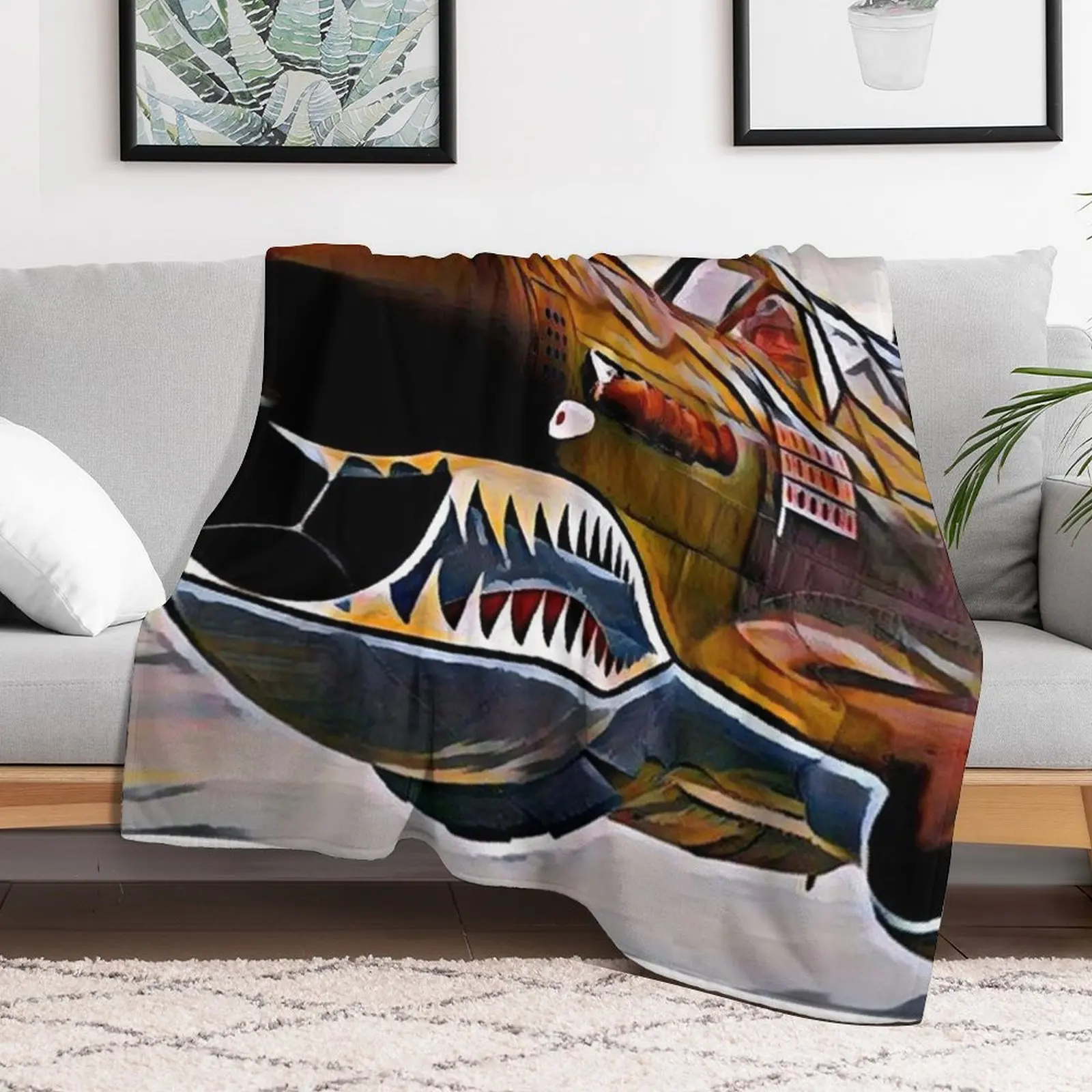 

Flying Tiger Throw Blanket Picnic Hair Extra Large Throw Shaggy Blankets