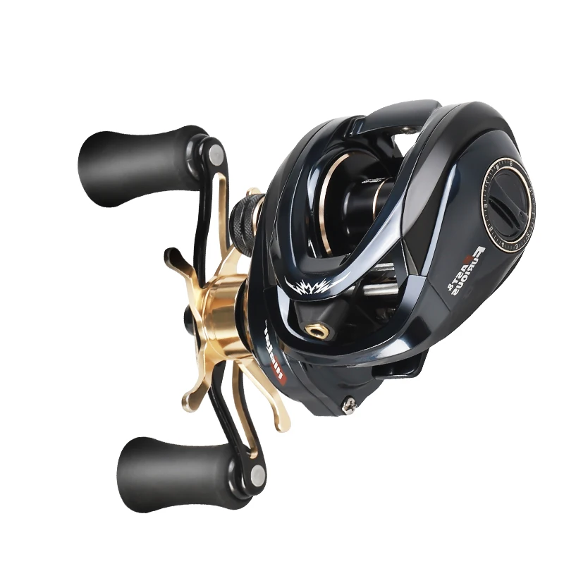 HISTAR New Style Black Mamba II Series 10+1 BB Magnetic Braking 8.1:1 7.3:1 6.6:1 8kg Drag Power Baitcasting Fishing Reel