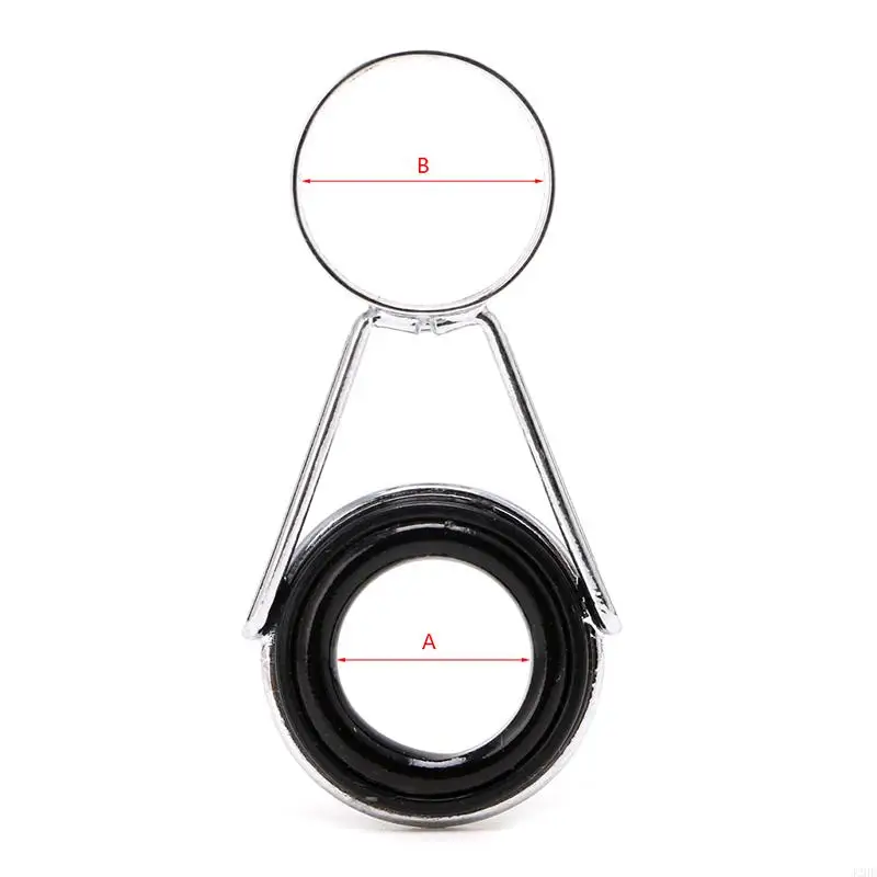 J2HE 7Pcs Telescopic Fishing Rod Guides Top Ring Set Raft Fishing Repair Accessories