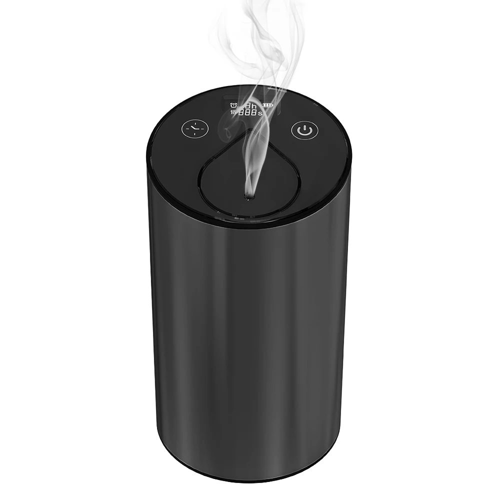 

Cordless Car Essential Oil Diffuser USB Aroma Vaporizer Super Quiet Waterless Type-C & Battery Powered for Car Home Office
