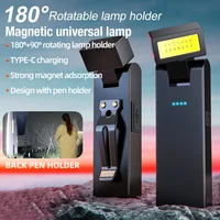 Magnetic Work Light Rechargeable COB Flashlight Suitable for Night Work Emergency Lamp Night Light Small Car Lamp