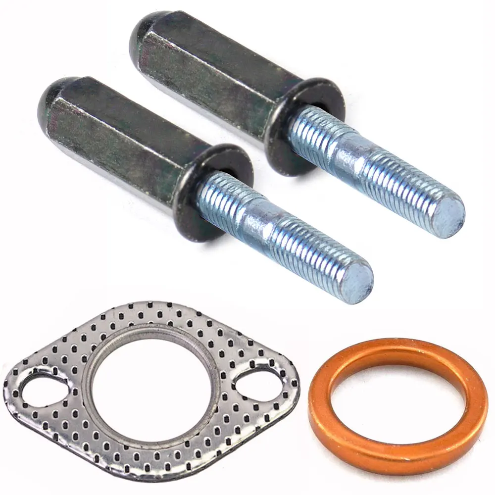 Roller Auspuff bolzen & Dichtung Metall Auspuff bolzen Muttern Set passend für gy6125cc 150cc Roller ATVs Go Karts Moped Quad