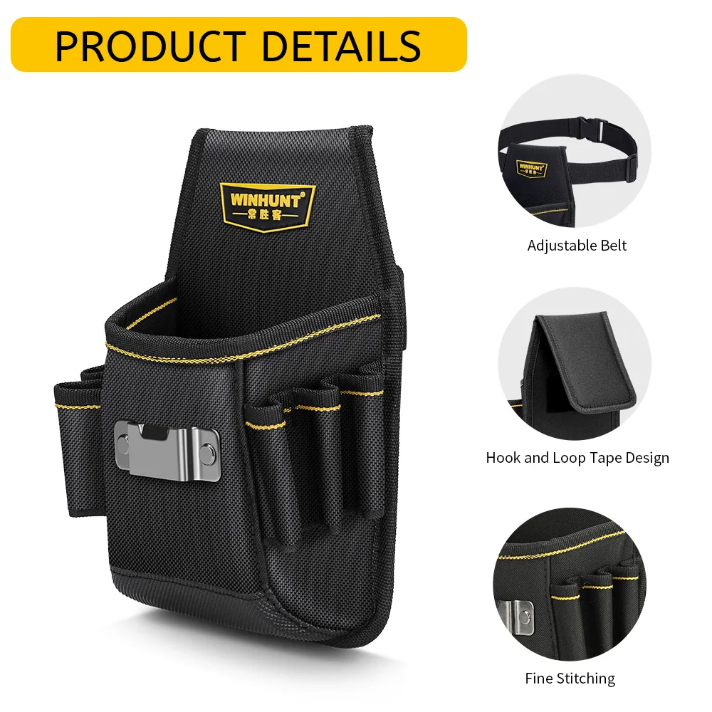 1pc Tool Belt Set, Includes Small Tool Pouch, Electrician And Carpenter Tool Pouch with Belt Clip, ool Belts, Tools Bag