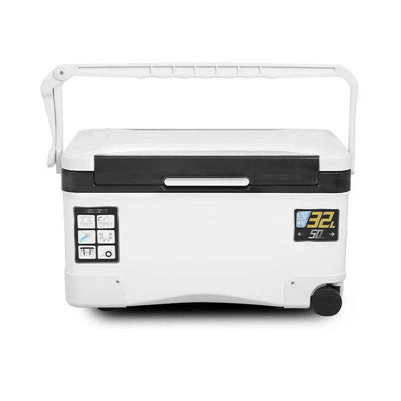 

202132W Multifunctional Outdoor Incubator Large Wheeled Fishing Gear Cooler Box Fishing Chair Stool