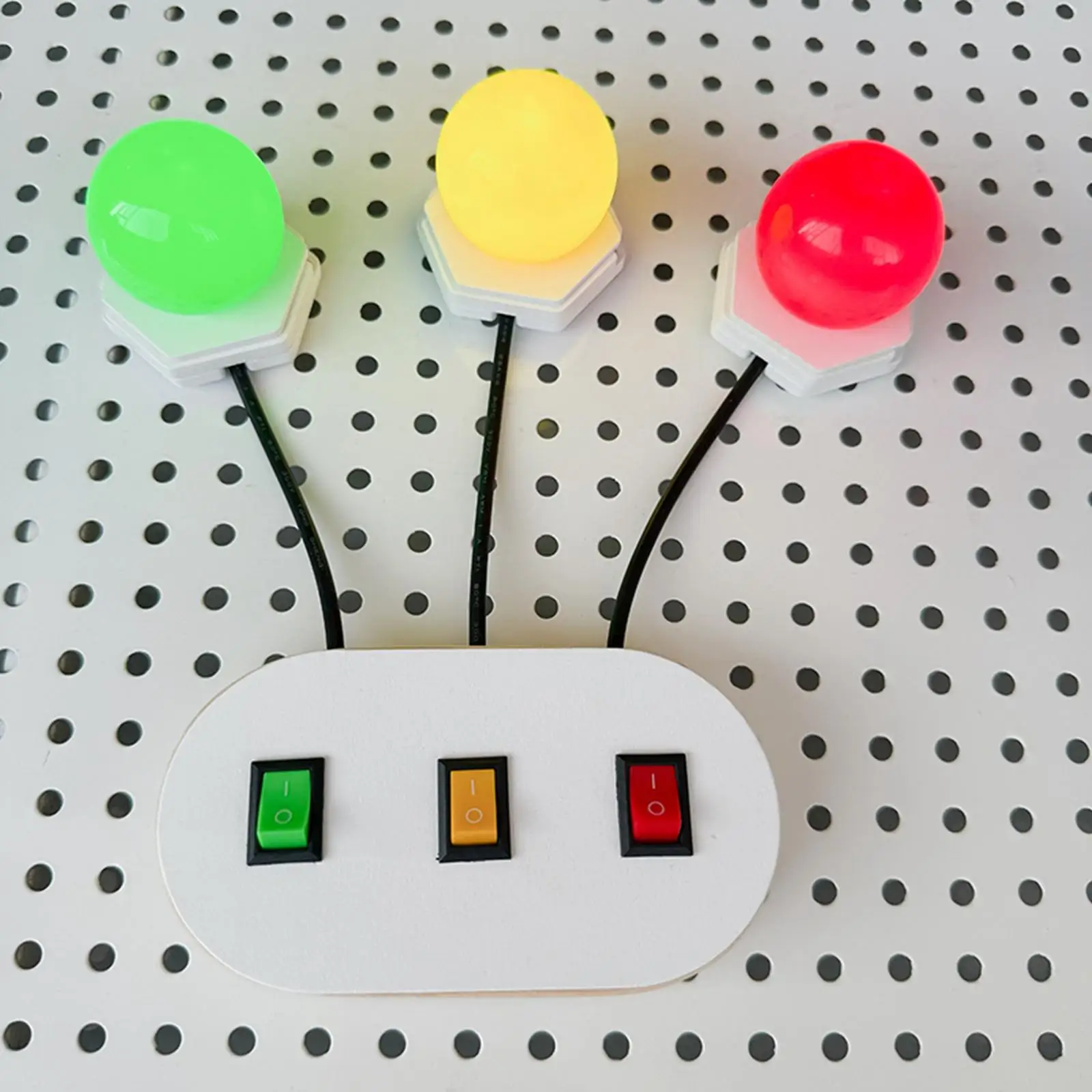 Sensory Board Indoor Play Game Three Color Lights Sensory Development Sensory