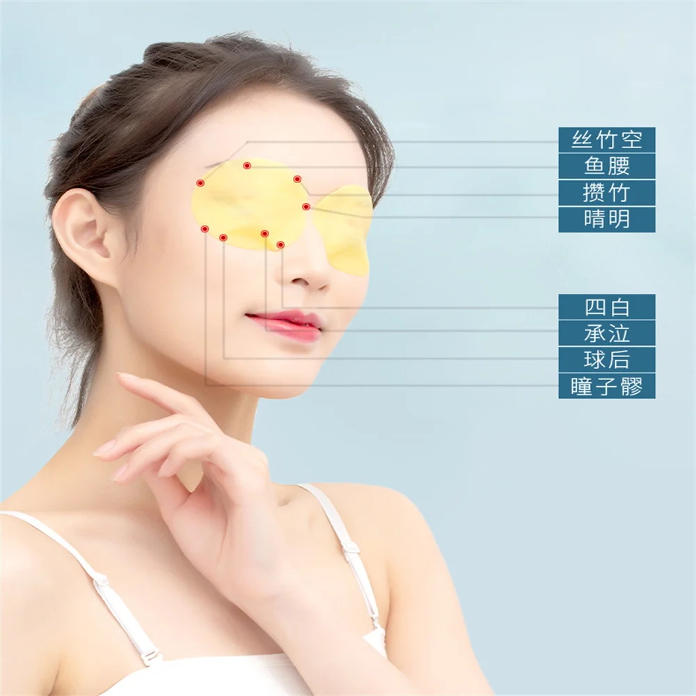 20PCS/box Dendrobium Wormwood Eye Care Patch Protect Eyesight Good Vision Relieve Eye Fatigue Myopic Amblyopia Natural Eye Mask