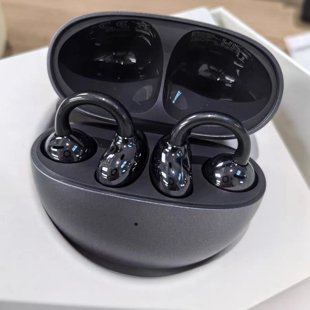 سماعة رأس هواوي FreeClip اللاسلكية، سماعة أذن بمشبك أذن مفتوح، مشبك لاسلكي، سماعة رأس بخاصية البلوتوث، ملابس ثابتة، بطارية طويلة 36 ساعة