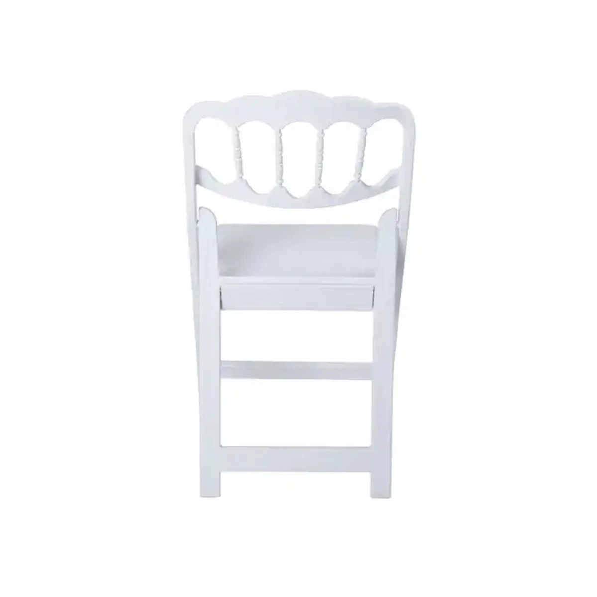 100pcs)event padded seat folding chair plastic wedding white wedding chairs for rental company Napoleon back