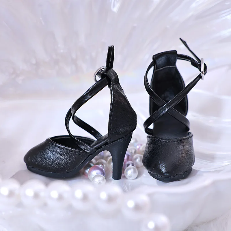 BJD Doll shoes suitable for 1/4 size SD bjd girl shoes body stylish 1/4 shoes with high heels for girls doll accessories