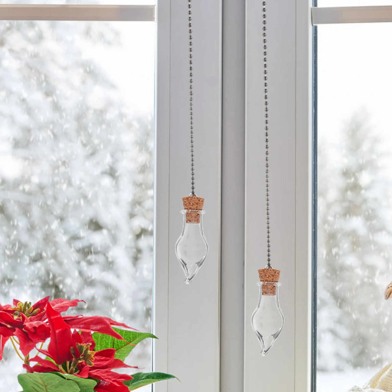 

10Pcs Mini Glass Bottles with Cork Lid Drift Bottles Small Jars DIY Wish Containers Clear Glass Decorative Storage Jars