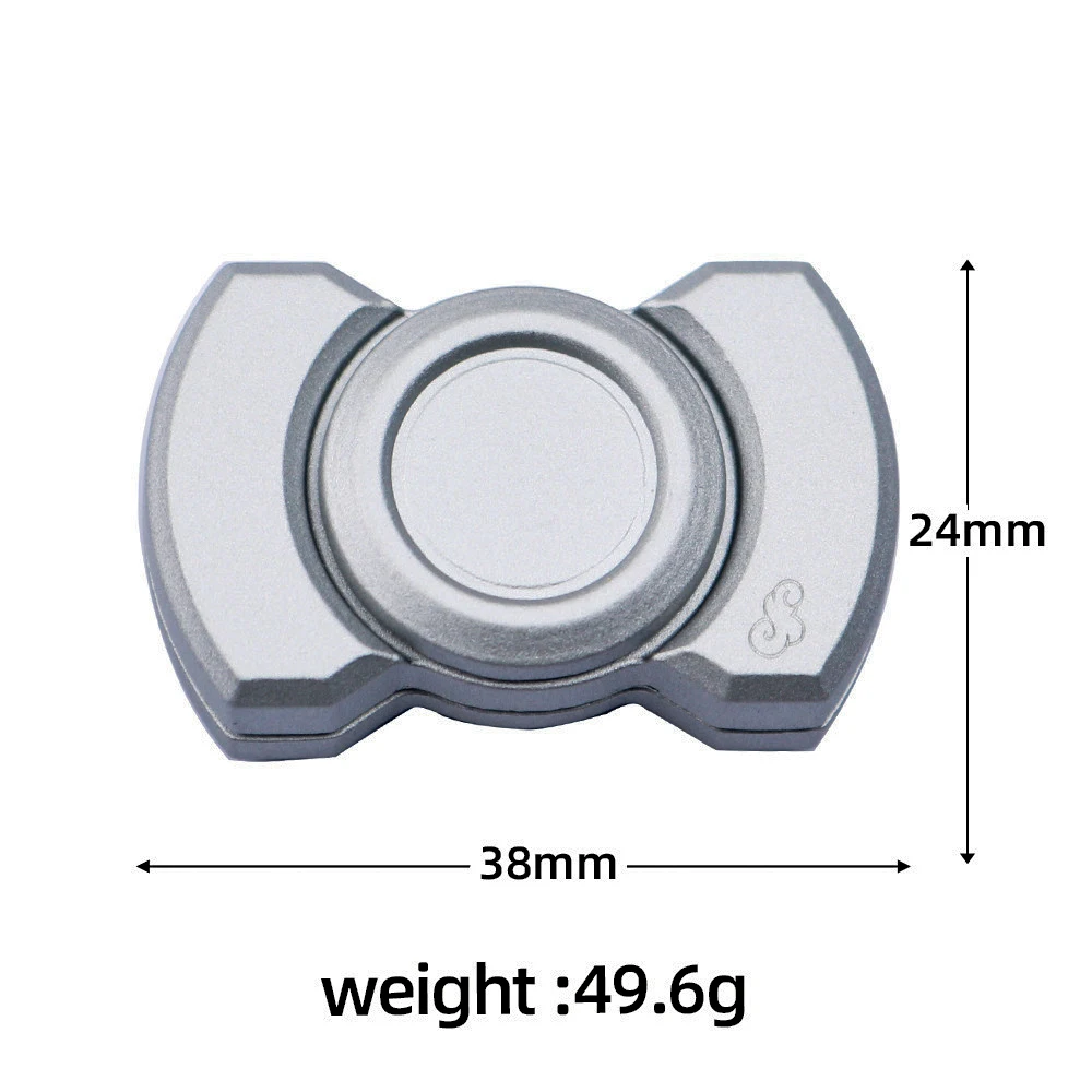 Leuk 3-in-1 spel EDC Fidget Toys Gepersonaliseerde skelet Ghost Fidget Spinner Legering Fidget Slider Stress Release Toy Sound Coin Toy