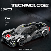 280PCS Sports Car Building Blocks City Racing Assemble Toys Champion Supercar Model Bricks Ornaments Children's Holiday Gifts