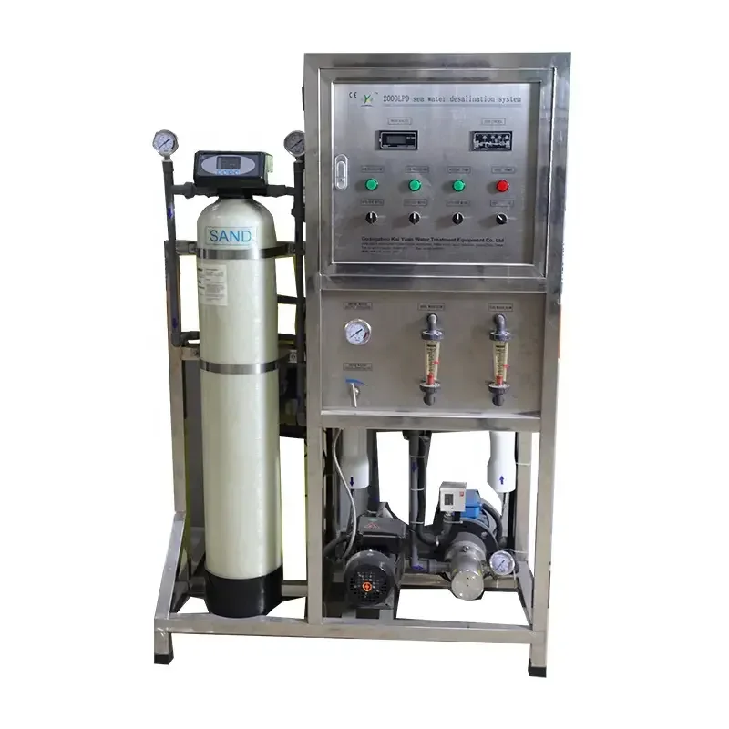 100LPH Commercial Reverse Osmosis Water Filter System Salt Water Desalination Machine Fully Automatic Water Treatment Plant