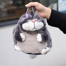 Kawaii Lucifer Cat Plush Toy Portable Drawstring Pocket Cosmetic Storage Bag Cartoon Anime Figure Children Girl Festival Gift