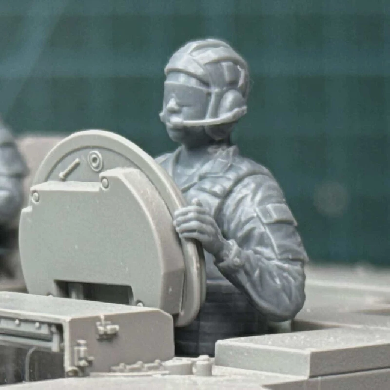 Figurine en résine de soldats de l'armée chinoise, Micro Miniature Gk, modèle blanc imprimé en 3d, jouet, Kit non assemblé et non peint, 1/35