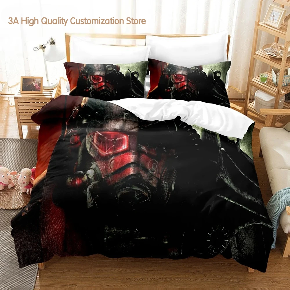 Fallout Vault 33 Bedding Set - Duvet Cover Set for Adults and Boys