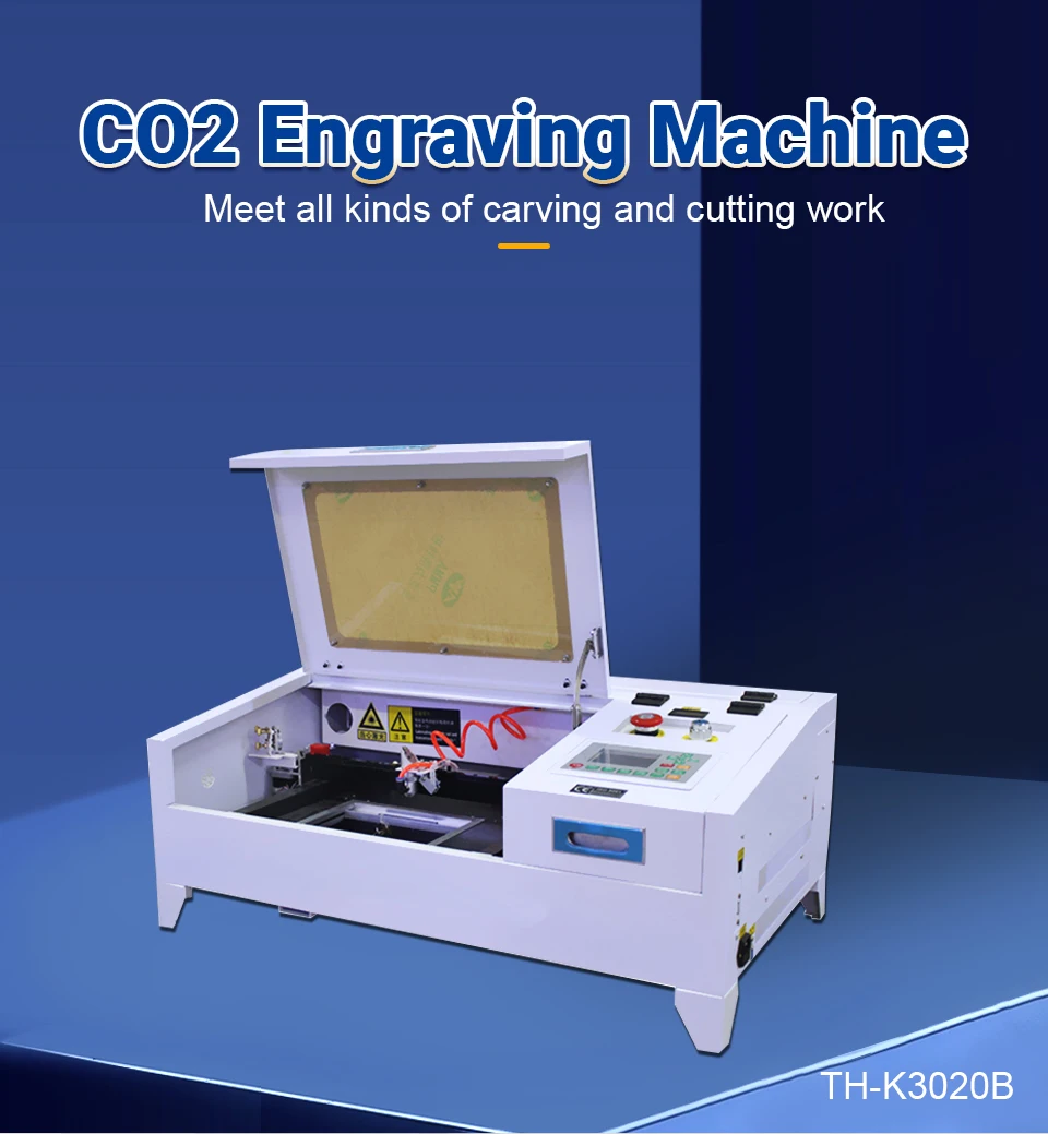 

K3020B 40W Desktop Co2 Laser Engraver Cutter Factory Price MDF Acrylic Wood Leather Fabric Co2 Laser Engraving Machine