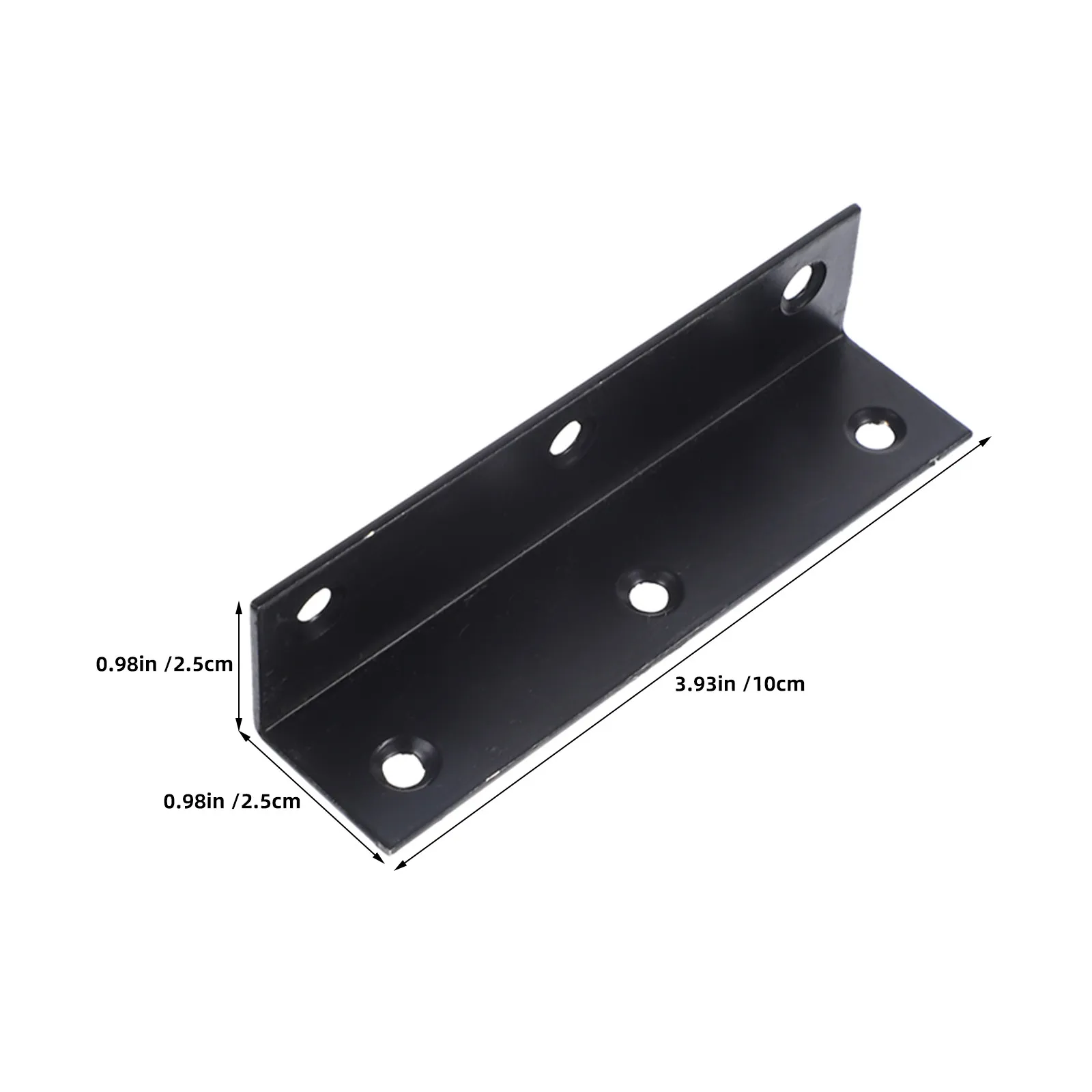 8 Pcs Furniture Corner Braces Black Stainless Steel Brackets Heavy Duty Dining Table Repair Cabinet Angle