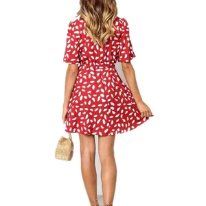 Damen -Casual Beach -Kleid von Frauen, weibliches Bodycon -Kleid, Mini -Kleid, V -Neckline, weißer Sandfleck, sexy Rücken ohne Rücken, Sommer 10 Hauptverkauf hellweißes Kleid - №1